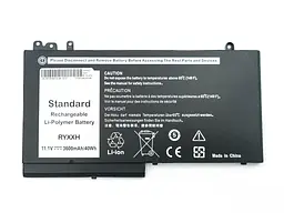 Акумулятор для ноутбука Dell RYXXH Latitude 12 E5250, E5450, E5550, Latitude 11 3150, 3160, 3550 (11.1V 3600 mAh 40Wh) - мініатюра 2