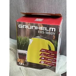 Електрочайник дисковий скляний Grunhelm EKS-1865Y 1.8 л 1500 Вт - мініатюра 9