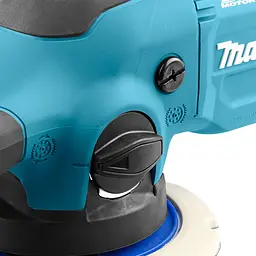 Шліфмашина полірувальна 2-х режимна акумуляторна Makita DPO600Z (150 мм, 1600-6800 хв-1, BL, LXT, без акумуляторів та зарядного пристрою) - мініатюра 7
