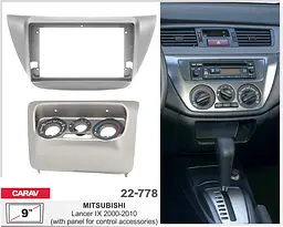 Перехідна рамка Mitsubishi Lancer Carav 22-778 - мініатюра 8