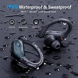 Бездротові Bluetooth-навушники з Hi-Fi звуком, автономністю до 75 годин і мікрофоном - мініатюра 7