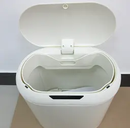 Відро для сміття сенсорне овальне Mixxus Premium Topper-TC0112 12л white MI7082, Білий - мініатюра 8