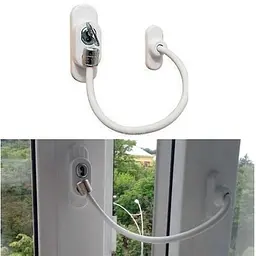 Замок безпеки із тросом Safety Lock SL1 білий - мініатюра 2