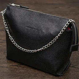 Якісна жіноча сумка з натуральної шкіри Grande Pelle 11655 чорна