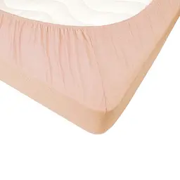 Простирадло трикотажне на резинці Lotus - Персиковий 160x200+25 - мініатюра 2