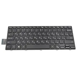 Клавiатура для ноутбука DELL Inspiron 5447 чорний, чорний фрейм