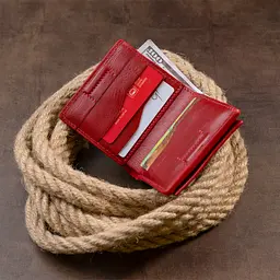 Жіночий шкіряний гаманець GRANDE PELLE 9,5х10х2 см acs0016030 - мініатюра 8