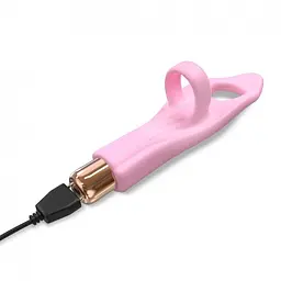 Вібратор Love To Love Tickle me Baby Pink на палець, що перезаряджається, 13, 5х1,3 см рожевий - мініатюра 4
