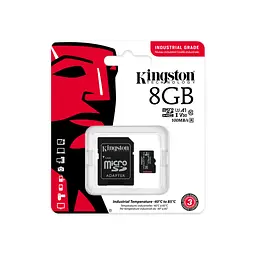 Карта пам'яті Kingston 8GB microSDHC class 10 UHS-I V30 A1 (SDCIT2/8GB) - мініатюра 3