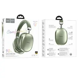 Бездротові накладні навушники HOCO W35 Max Joy BT headphones Green - мініатюра 4