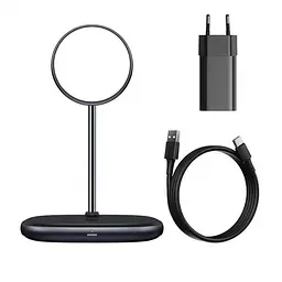 Бездротовий зарядний пристрій Baseus Swan 2-in-1 Wireless Magnetic Charging Bracket 20 W iP12 WXSW-C01
