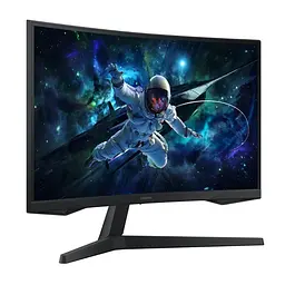Монiтор Samsung 27" Odyssey G5 S27CG550 Чорний (LS27CG550EIXUA) VA Чорний Curved 165Hz - мініатюра 2