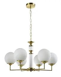Люстра Edlin PL321163-6 Amiria E27 6x12W IP20 латунний