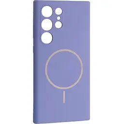 Чохол DK Luxury Silicone Case with MagSafe для Samsung Galaxy S24 Ultra Elegant Purple [132234]