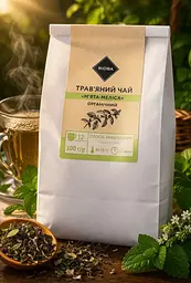 Чай трав’яний Rioba "М’ЯТА-МЕЛІСА" органічний 100 г