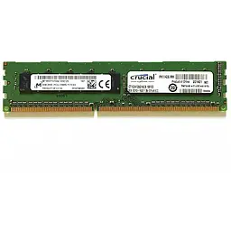 Оперативна пам'ять Micron DDR3L 8GB 1600MHz PC3L-12800e, ECC Unbuffered Б/В