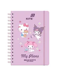 Щоденник на спіралі KITE тверда обкладинка Hello Kitty (HK26-438) - мініатюра 1