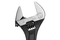 Ключ розвідний Intertool 200 мм (0-24 мм) фосфатований XT-0058 - мініатюра 2
