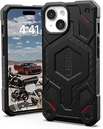 Чохол протиударний UAG Monarch Pro MagSafe для iPhone 15 (6.1") Carbon Fiber 1143401F4242 - мініатюра 10