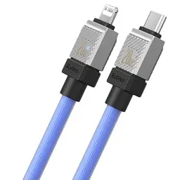 Кабель Baseus CoolPlay Series Fast Charging Cable Type-C to Lightning 20W 2m CAKW000103 Blue - мініатюра 2
