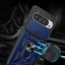 Панель BeCover Military для Google Pixel 9 Pro Blue (712187) - мініатюра 3