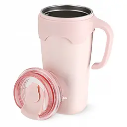 Термокухоль Mountain Goat зі соломинкою 0.65 л Pink (P-5905973406130) - мініатюра 7