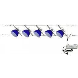 Світильник струнний поворотний Brille HTL-78/5 Blue система 176254