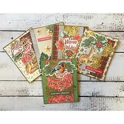Набір для створення вітальних листівок "Our warm Christmas" Fabrika Decoru FDGCK-019 - мініатюра 2