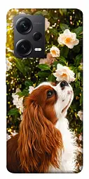 TPU чохол Demsky Flower spaniel для Xiaomi Redmi Note 12 Pro+ 5G