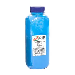 Тонер OKI C5100/5200/5300/5400 160г Glossy Cyan AHK (1501690)