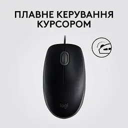 Миша Logitech B110 Silent Black (910-005508) - мініатюра 4