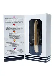 Міні-вібратор B - Series Magic Powerful Bullet, 10 см (золотий) - мініатюра 5