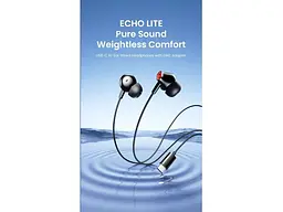 Навушники з мікрофоном Vention Echo Lite USB-C In-Ear Wired Black (GBBBAV) - мініатюра 2