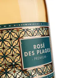 Вино Rose Des Plages Gris Premium, рожеве, сухе, 0,75 л (ALR15987) - мініатюра 3