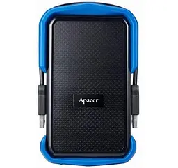 Зовнішній HDD накопичувач Apacer 1Tb AC631 Black-Blue USB (AP1TBAC631U-1) - мініатюра 2
