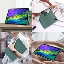 Чохол-книжка BeCover Tri Fold Hard для Apple iPad Pro 11 2020/2021/2022 Dark Green (709667) - мініатюра 4