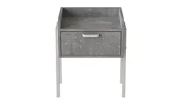 Тумба модульна Ferrum-decor Бетті 540x450x320 метал Білий ДСП Бетон 16 мм (FRD-102996)