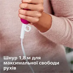 Фен Philips DryCare Essential дорожній 1400 Вт рожевий (BHD003/00) - мініатюра 6