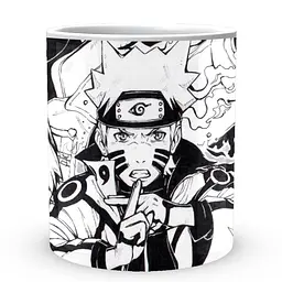 Кухоль GeekLand Наруто Naruto Головні герої Чорно-білий NA.02.309 330 мл білий - мініатюра 2