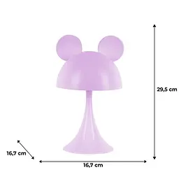 Світильник-нічник Kite  LED з акумулятором Simple Mouse фіолетовий (K25-317-2-5) - мініатюра 5