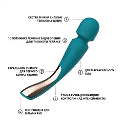 Вібратор Lelo Smart Wand 2 Medium -мікрофон - мініатюра 2