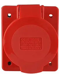 Розетка врізна 32А P5 IP44 3P+N+PE ГВ АСКО-УКРЕМ (A0080030006) - мініатюра 4