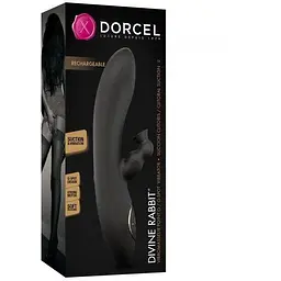 Вакуумний вібратор кролик Dorcel Divine Rabbit 10 режимів вібрації 3 режими вакууму - мініатюра 6