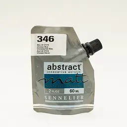 Акрилова фарба Sennelier Abstract, дой-пак, 60 мл, матова, Китайська синя (Chinese Blue)
