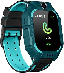 Дитячі розумні смарт годинник Q19 з камерою прослуховуванням Sim-картою Blue Black (16110) - мініатюра 2