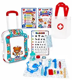 Валіза іграшкова медична Великий мандрівник Bamsic 305/19 Різнокольоровий shop (4820123766609)