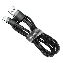 Дата кабель Baseus Cafule USB to Lightning 1.5A (2m) (CALKLF-C) Сірий / Чорний - мініатюра 2