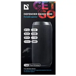 Акустична система Defender Enjoy S100 Bluetooth Black (65101) - мініатюра 6
