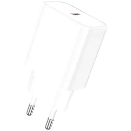 Зарядний пристрій BOROFONE BA71A USB-C PD20W white (6974443387964)
