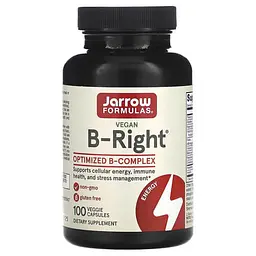 Комплекс витаминов группы B B-Right 100 Capsules Jarrow Formulas vit0005657